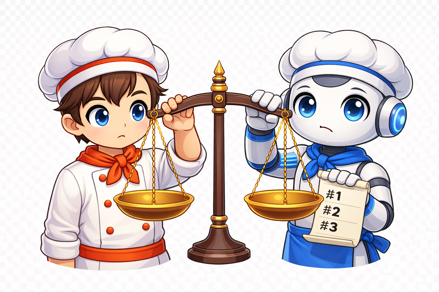 Faz and Saru comparing