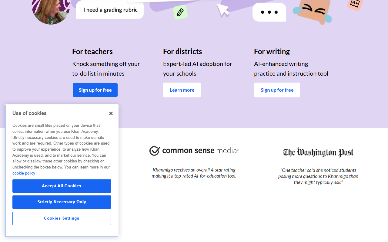 Khanmigo key features for students and teachers