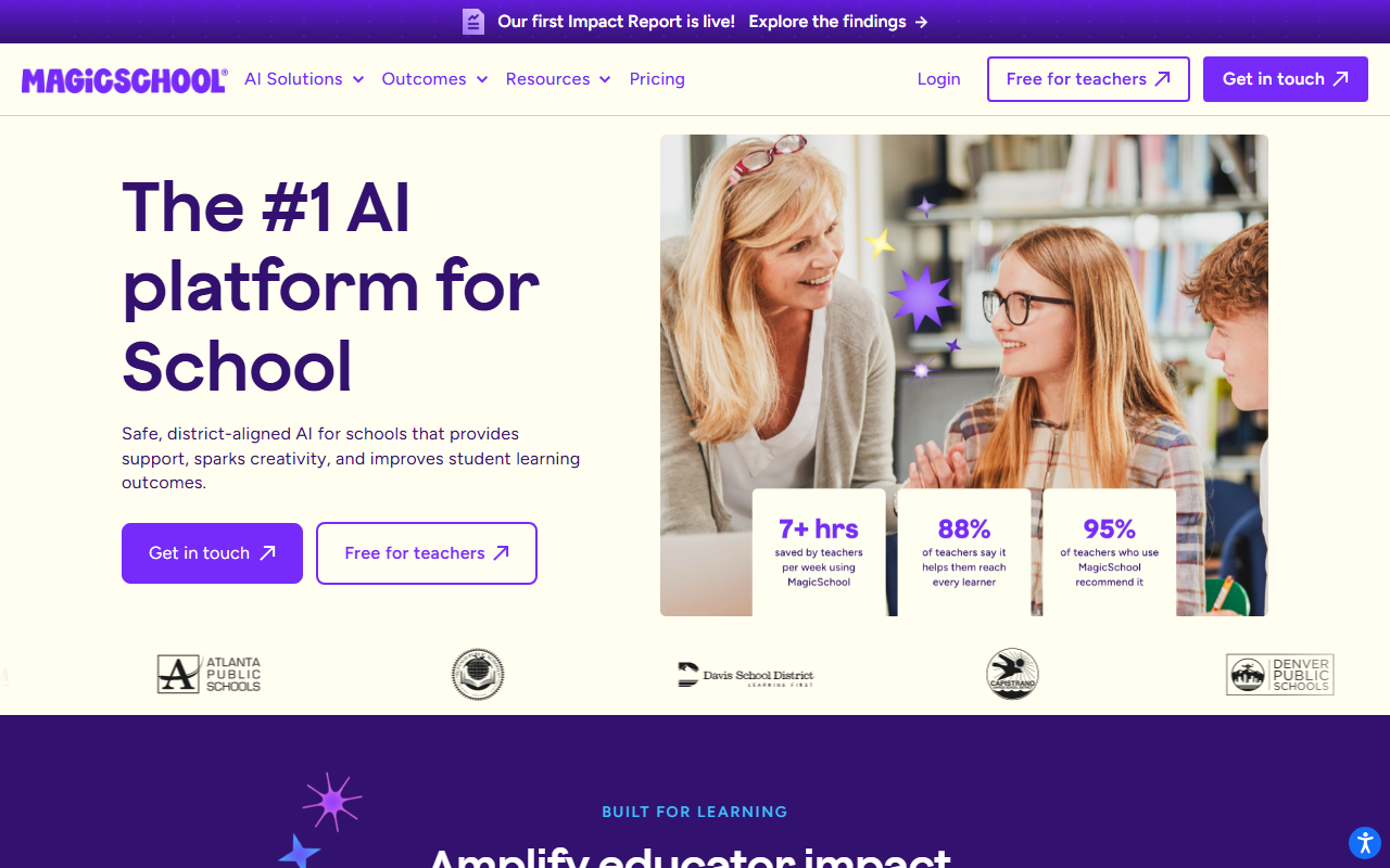 MagicSchool AI interface comparison