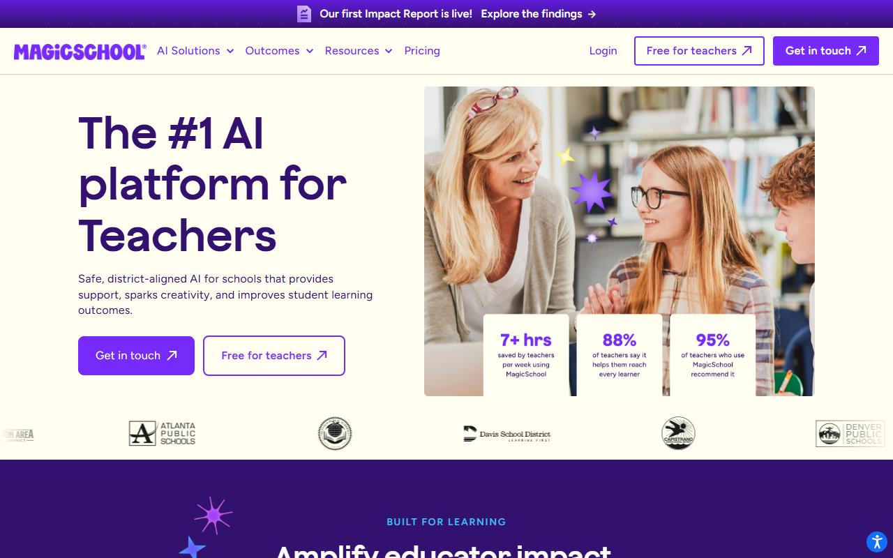 MagicSchool AI lesson planning interface
