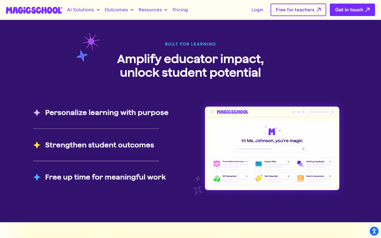 MagicSchool AI tools library