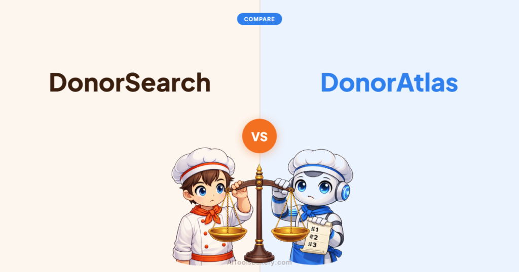DonorSearch vs DonorAtlas 2026 - AIToolsBakery cover image