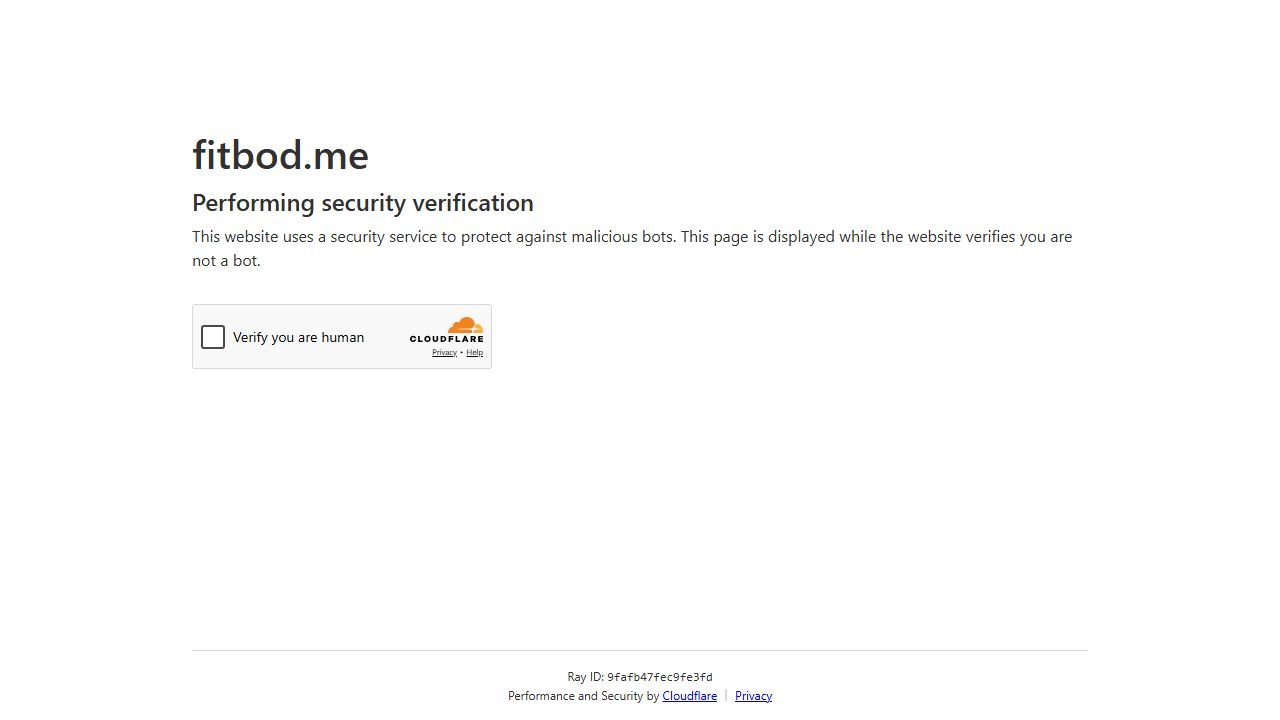 Fitbod homepage in 2026