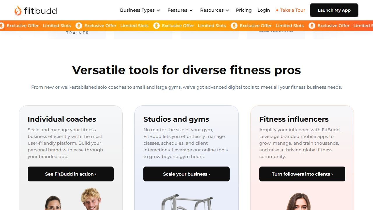 FitBudd features in 2026