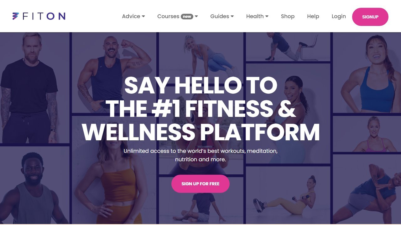 FitOn app interface 2026