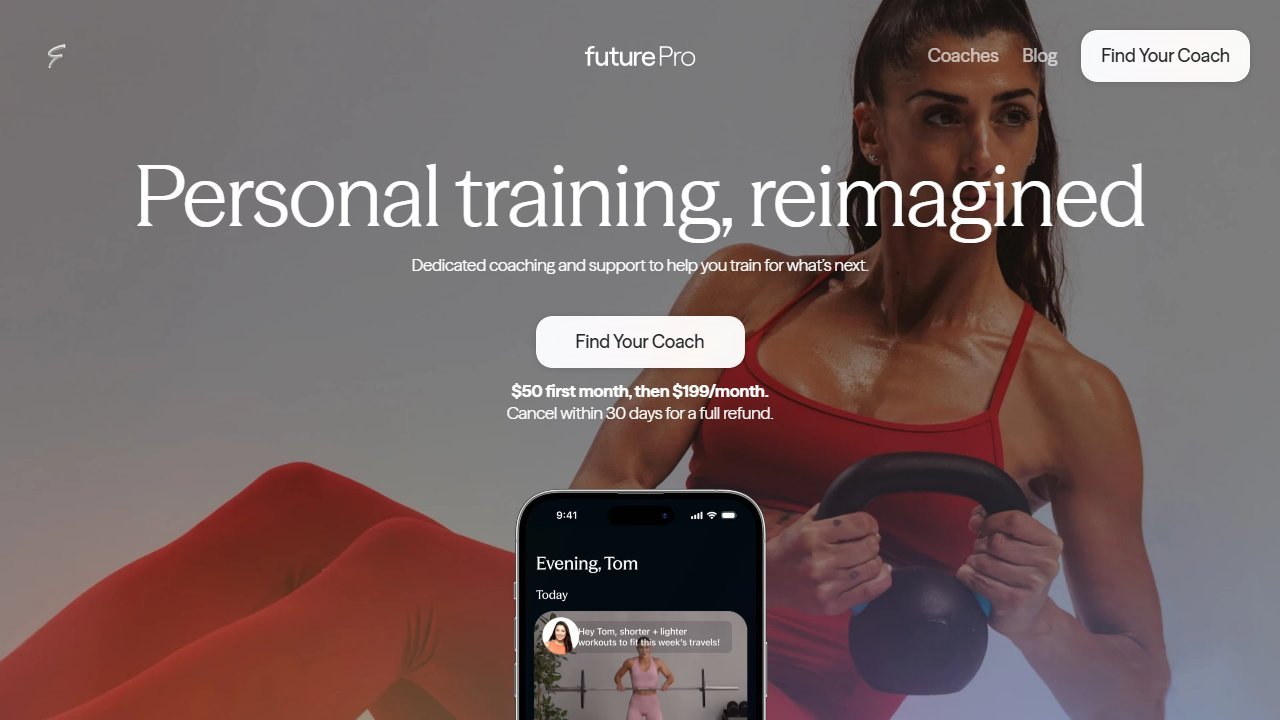 Future personal training app 2026