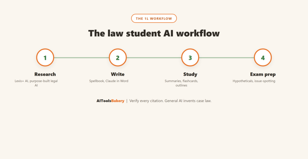 AI Tools for Law Students (2026) workflow diagram