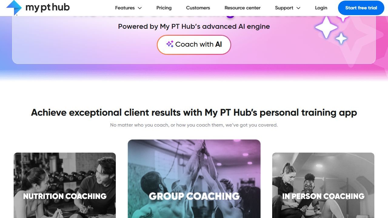My PT Hub features in 2026