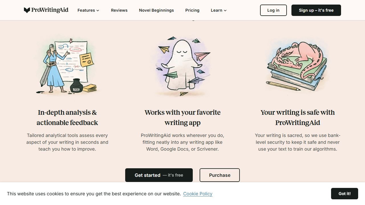 ProWritingAid features in 2026
