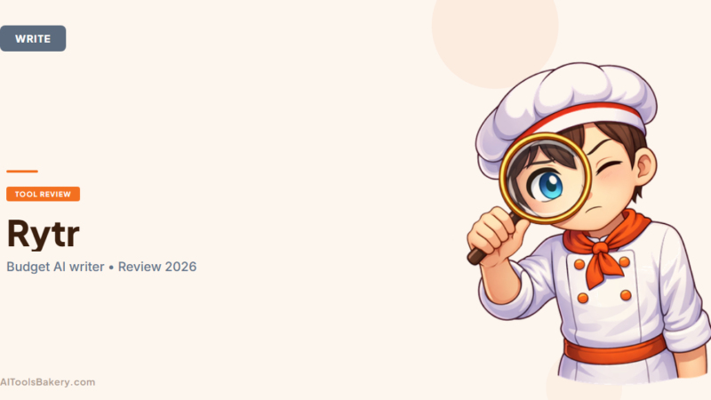 Rytr Review 2026: Best Budget AI Writer?