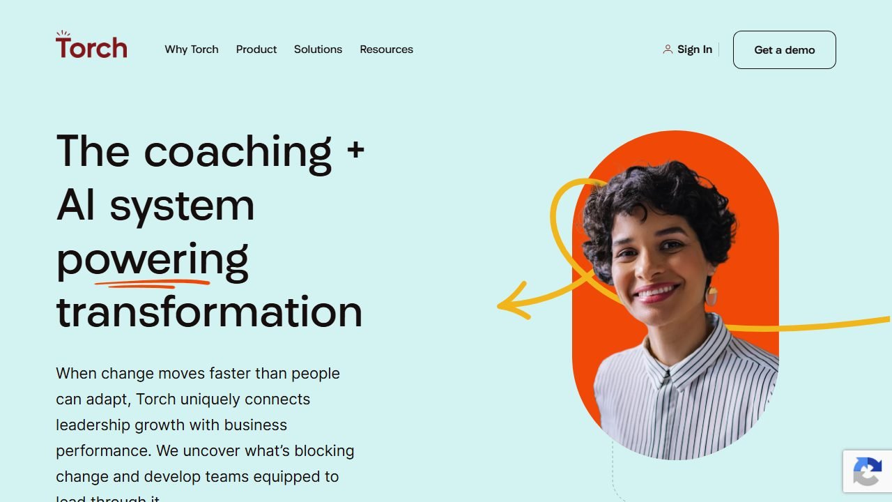 Torch homepage and interface