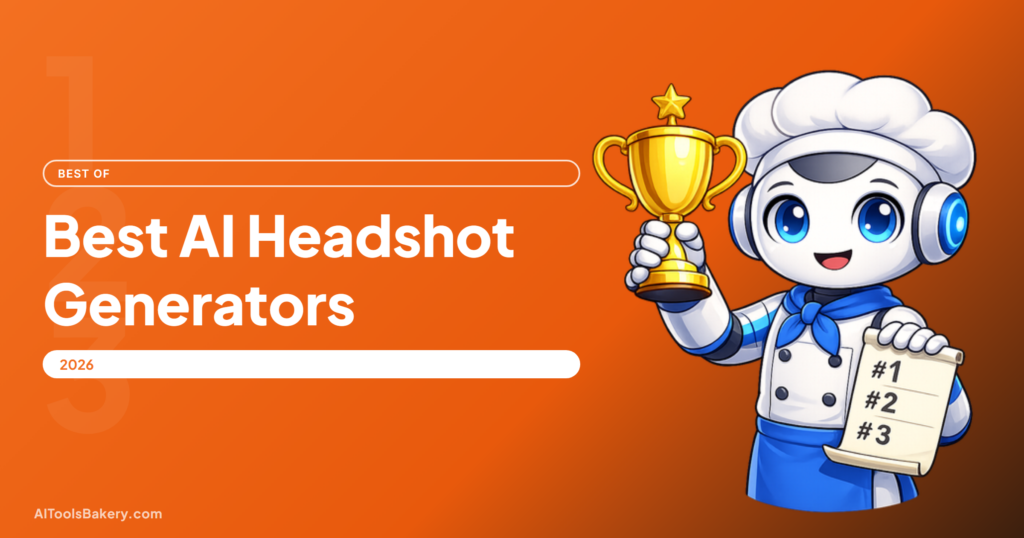 Best Professional AI Headshot Generators 2026 - AIToolsBakery cover image