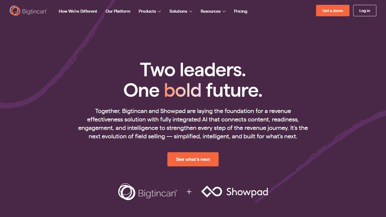 Bigtincan Readiness homepage