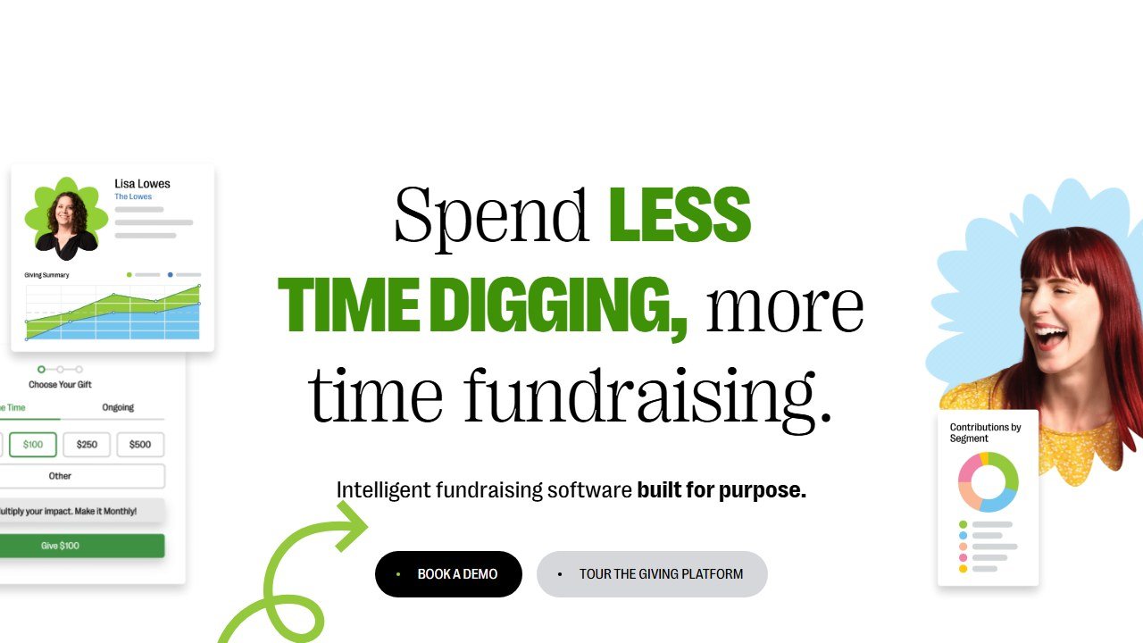 Bloomerang homepage