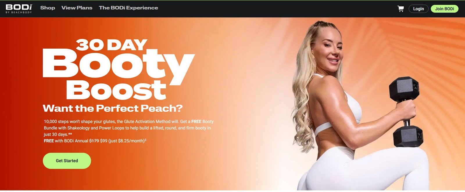 BODi by Beachbody homepage