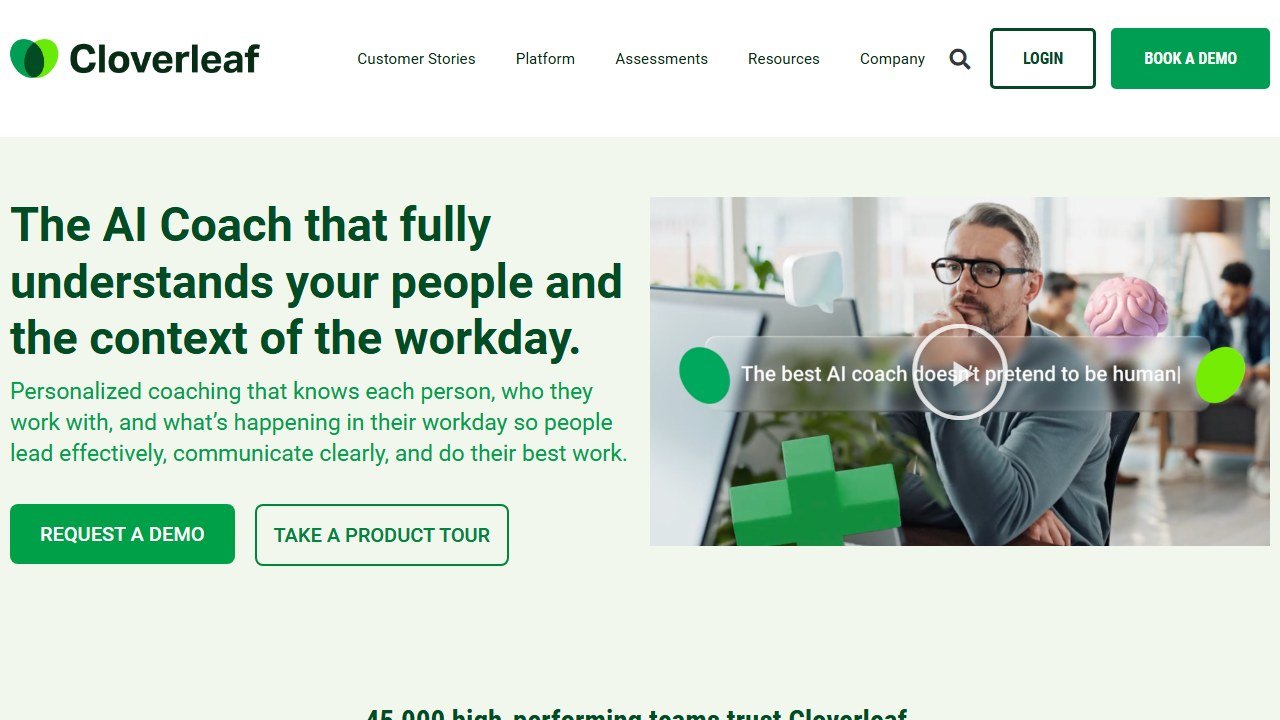 Cloverleaf team coaching homepage