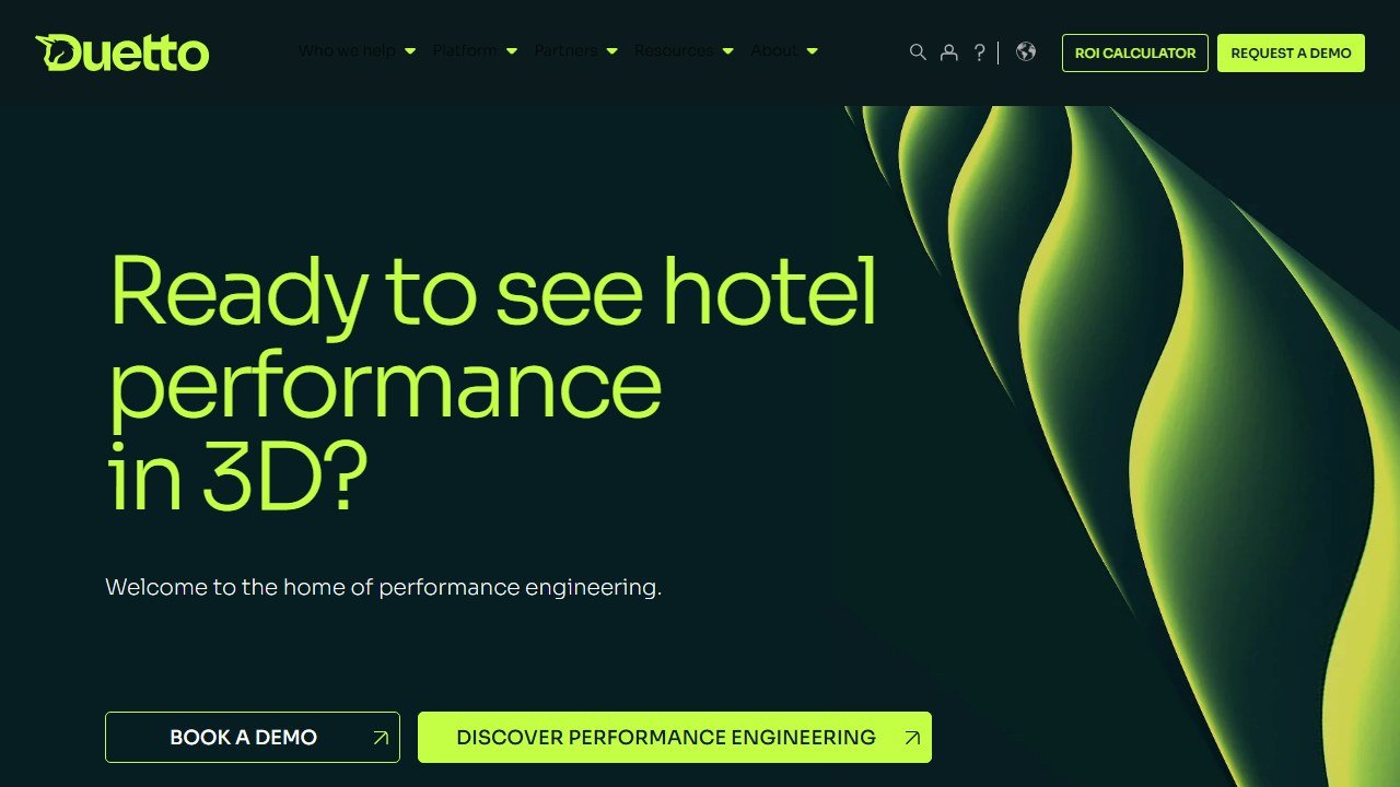 Duetto homepage
