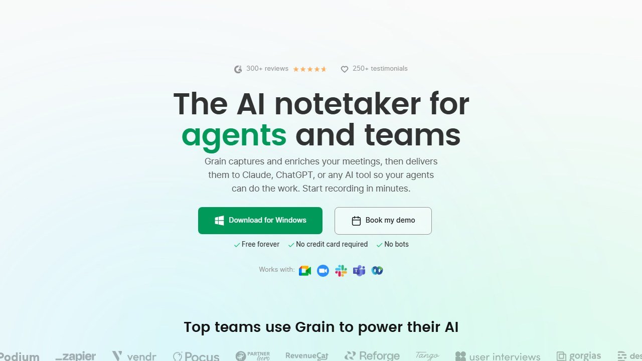 Grain homepage