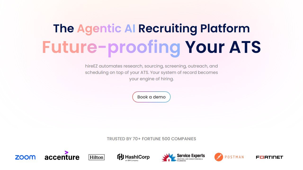 hireEZ homepage