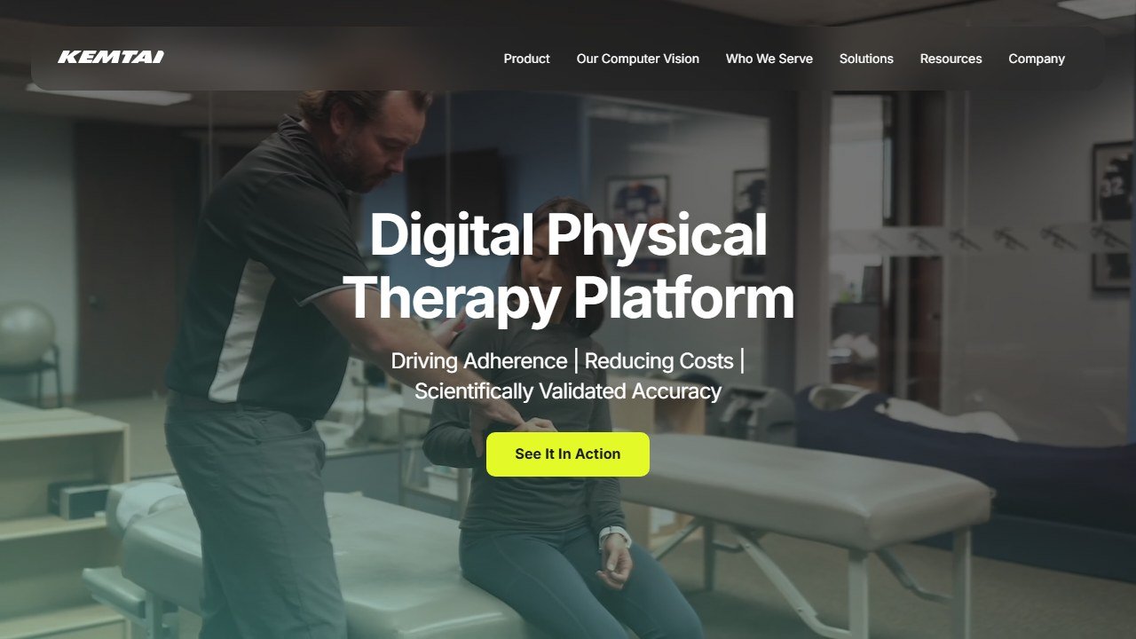 Kemtai virtual PT homepage