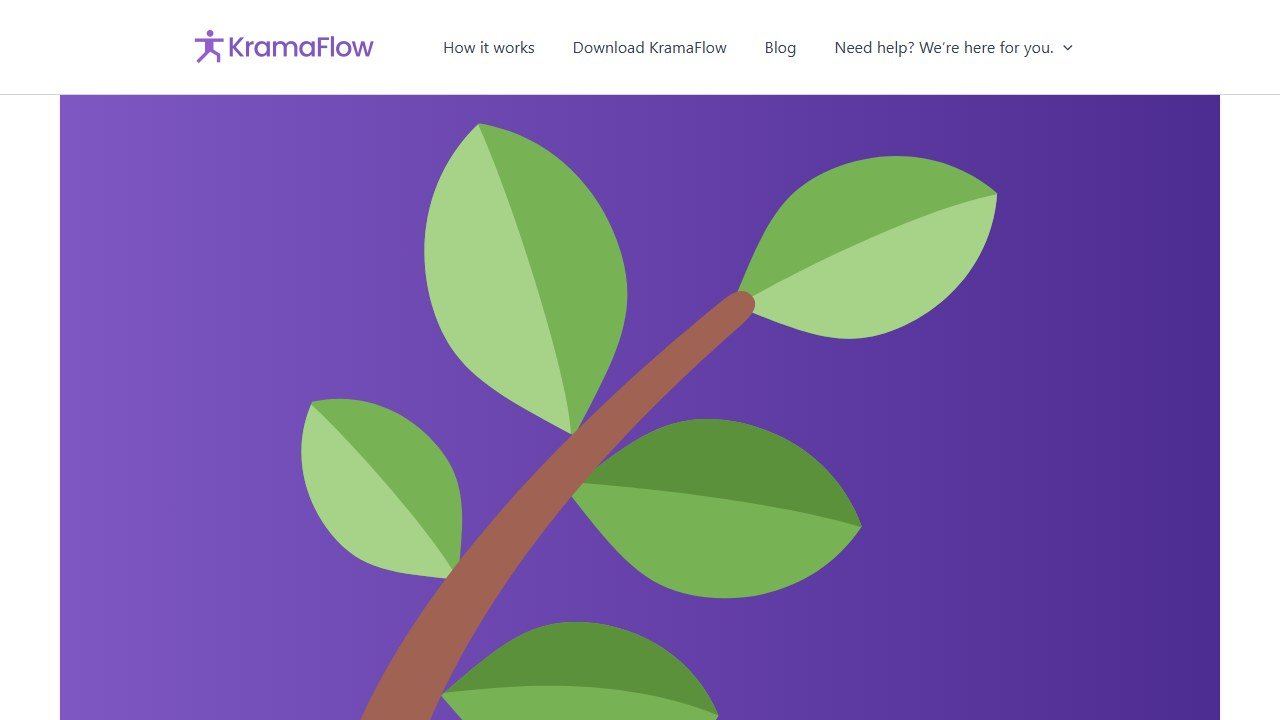 KramaFlow yoga sequencing homepage