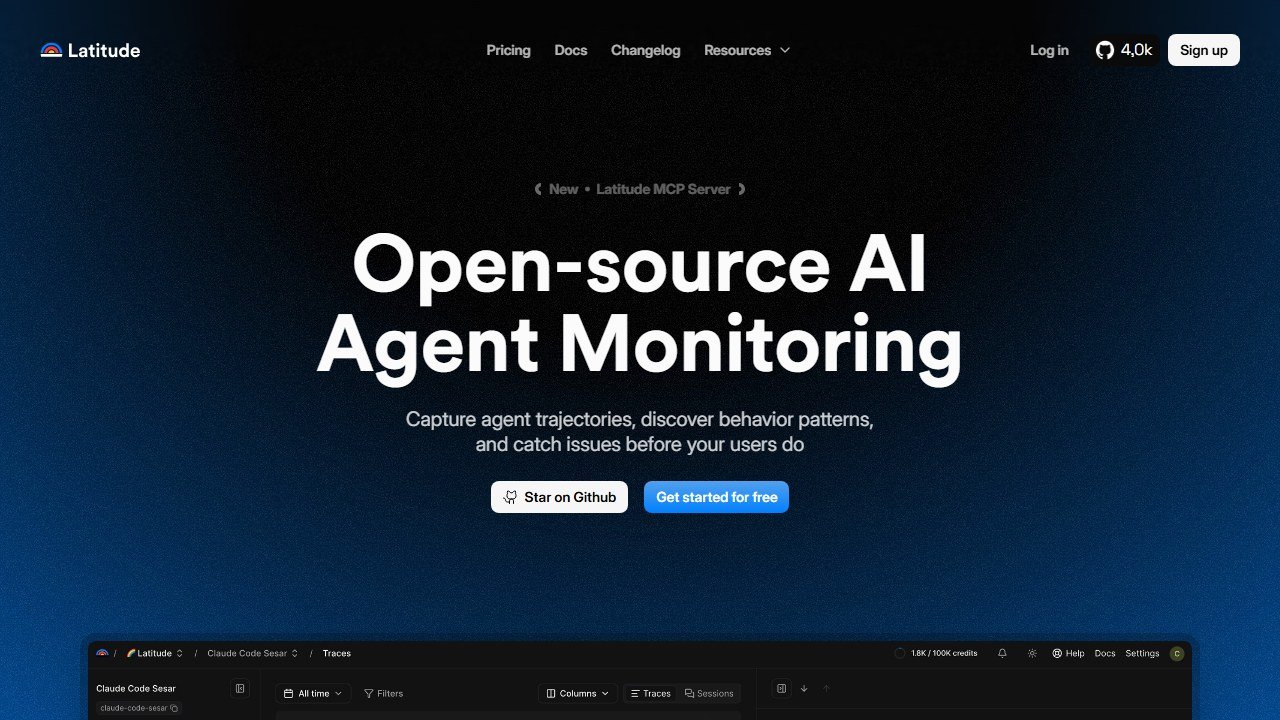 Latitude prompt engineering homepage