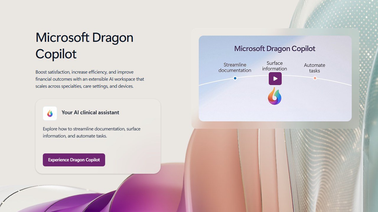 DAX Copilot homepage
