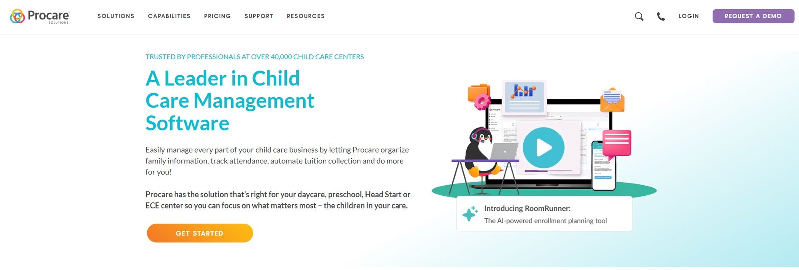 Procare homepage(procaresoftware.com)