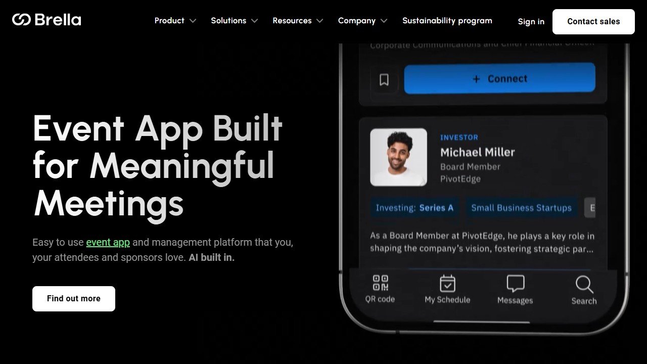 Brella homepage(brella.io)