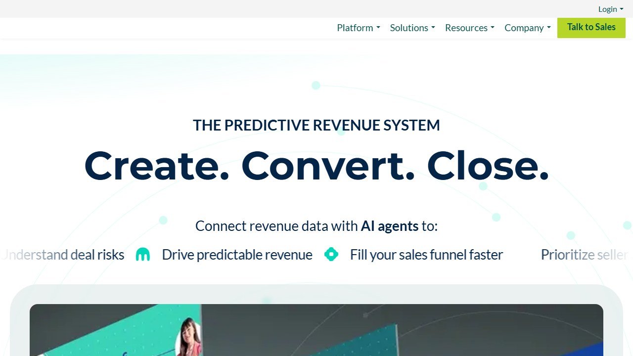 Salesloft homepage screenshot