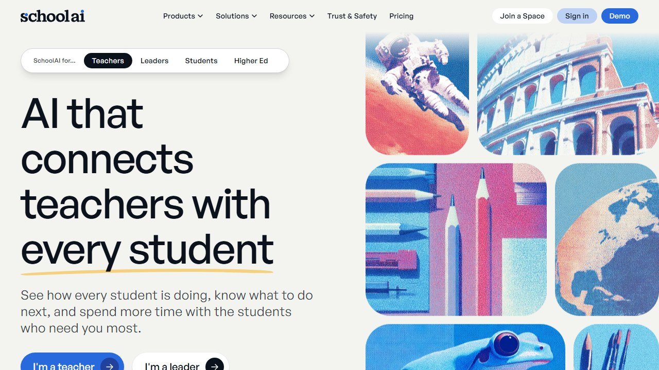 SchoolAI homepage