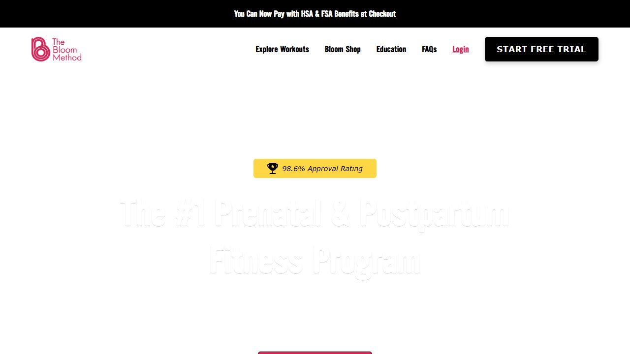 The Bloom Method homepage