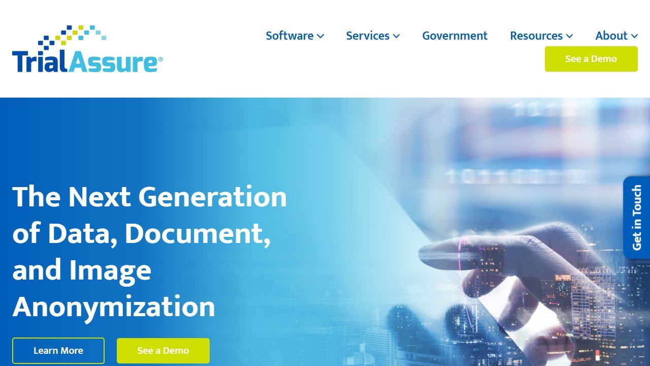 TrialAssure homepage