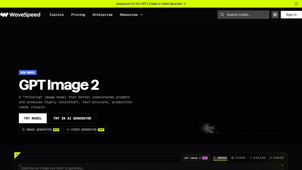 WaveSpeed face swap tool homepage, no-watermark free face swapping for photos