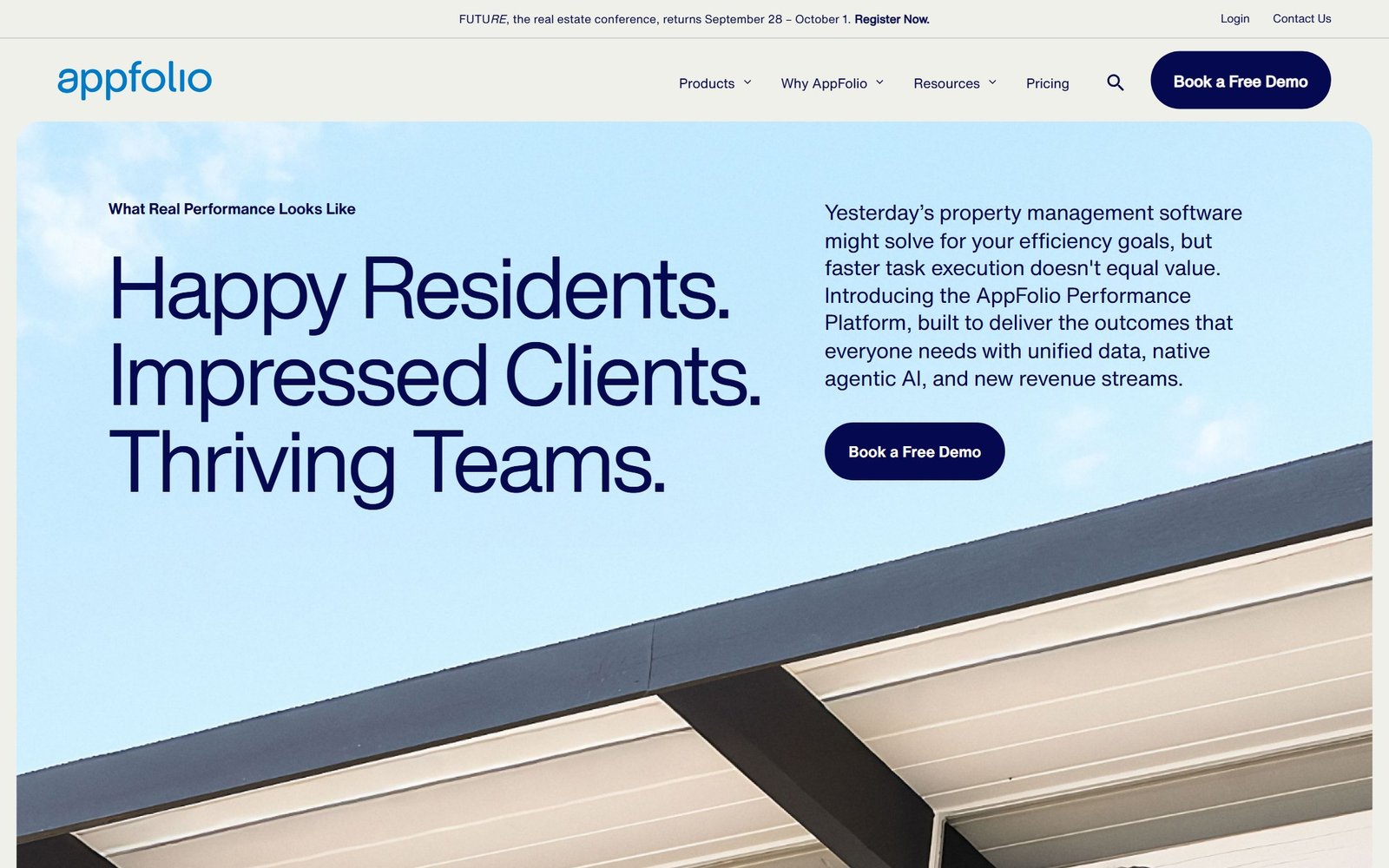 AppFolio homepage