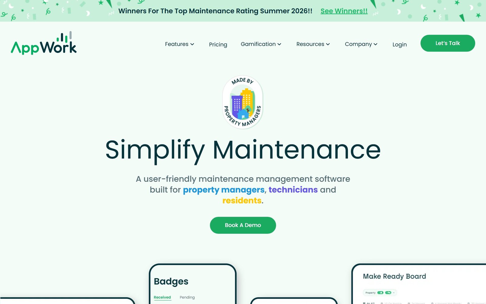 AppWork homepage