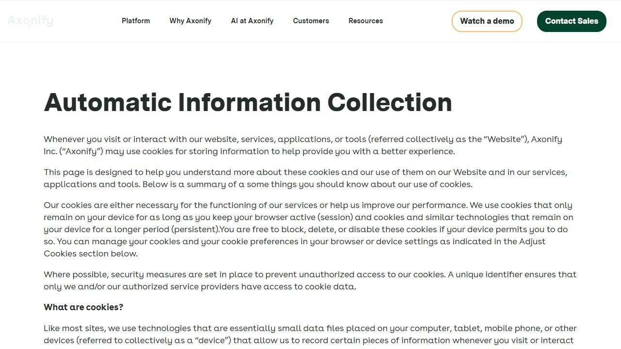 Axonify homepage