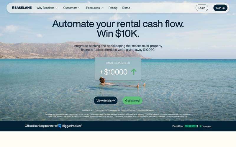 Baselane homepage
