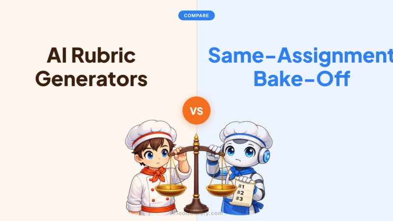 Best AI Rubric Generators (2026): Same-Assignment Bake-Off