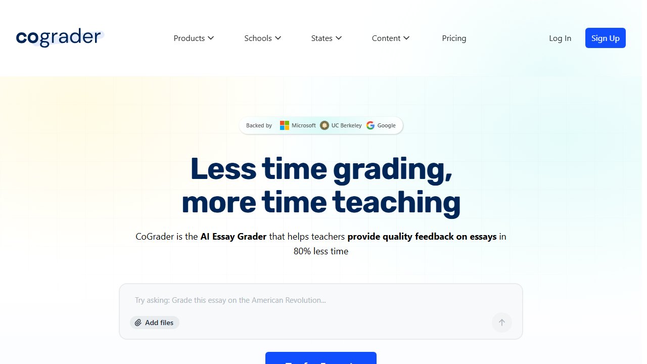 cograder homepage