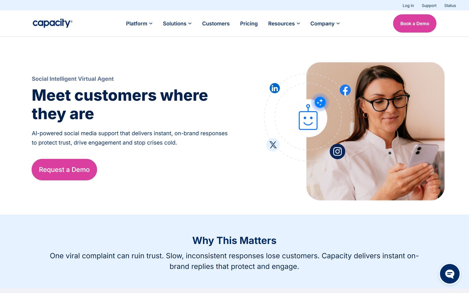 Denim Social (Capacity) homepage