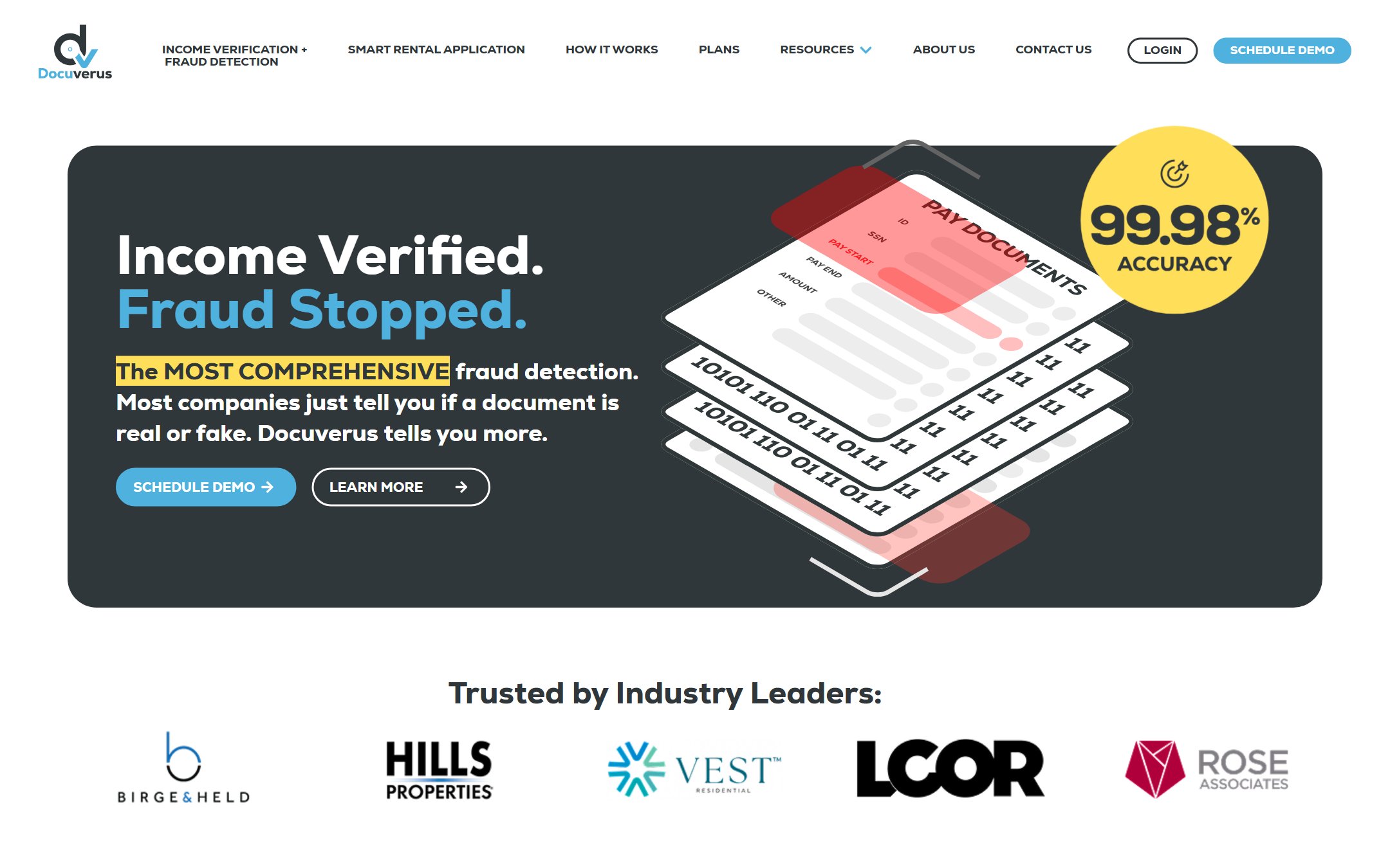 Docuverus homepage