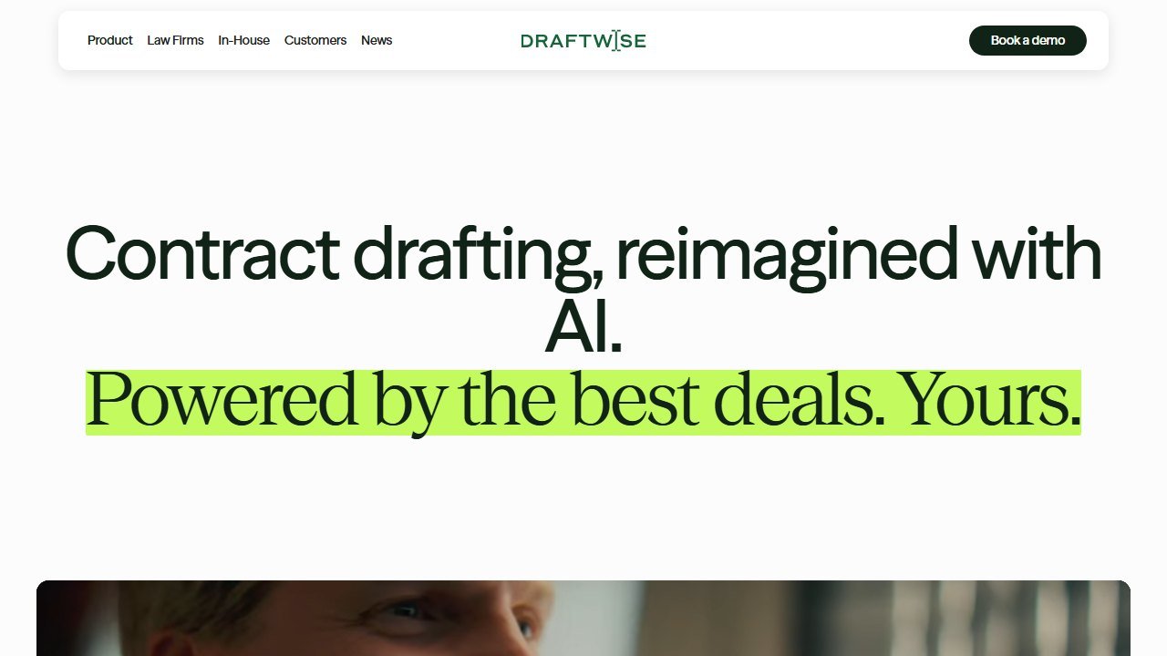 DraftWise homepage