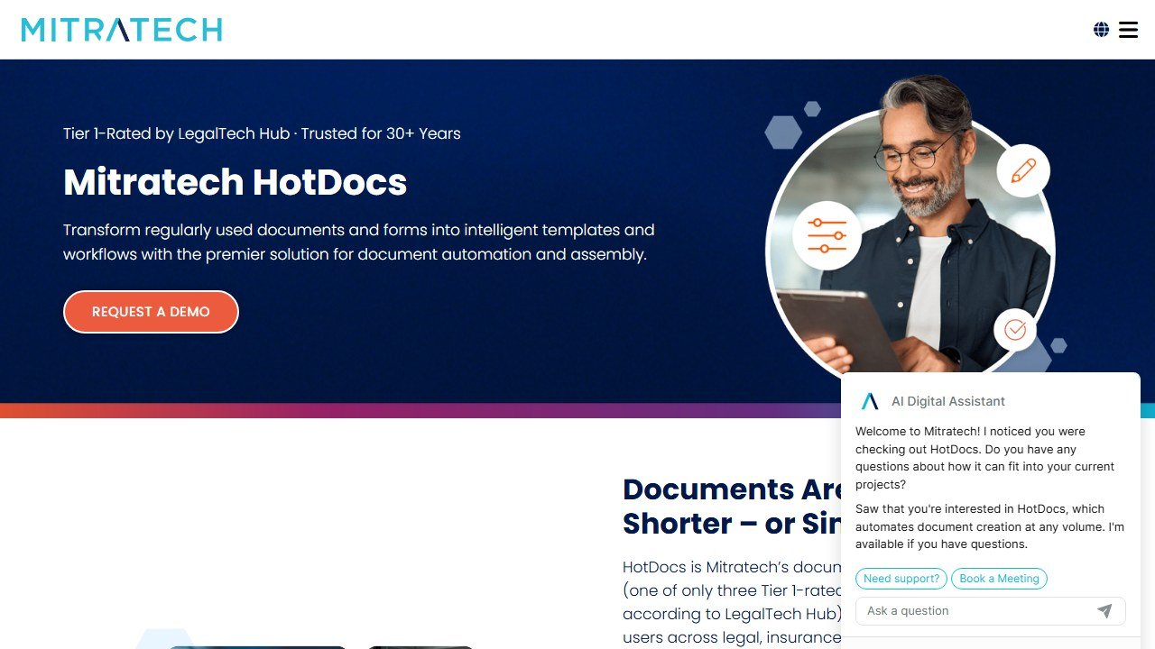 HotDocs document automation software homepage
