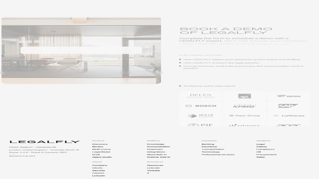 LEGALFLY homepage