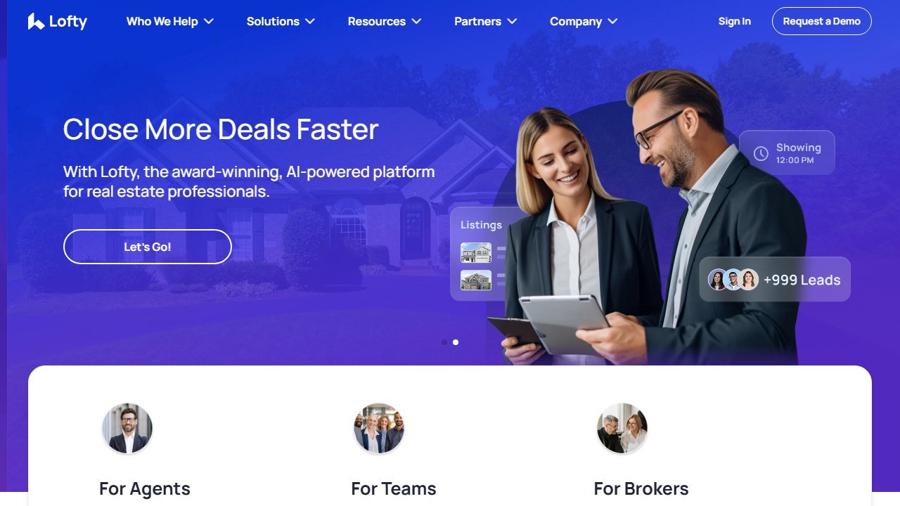 Lofty homepage