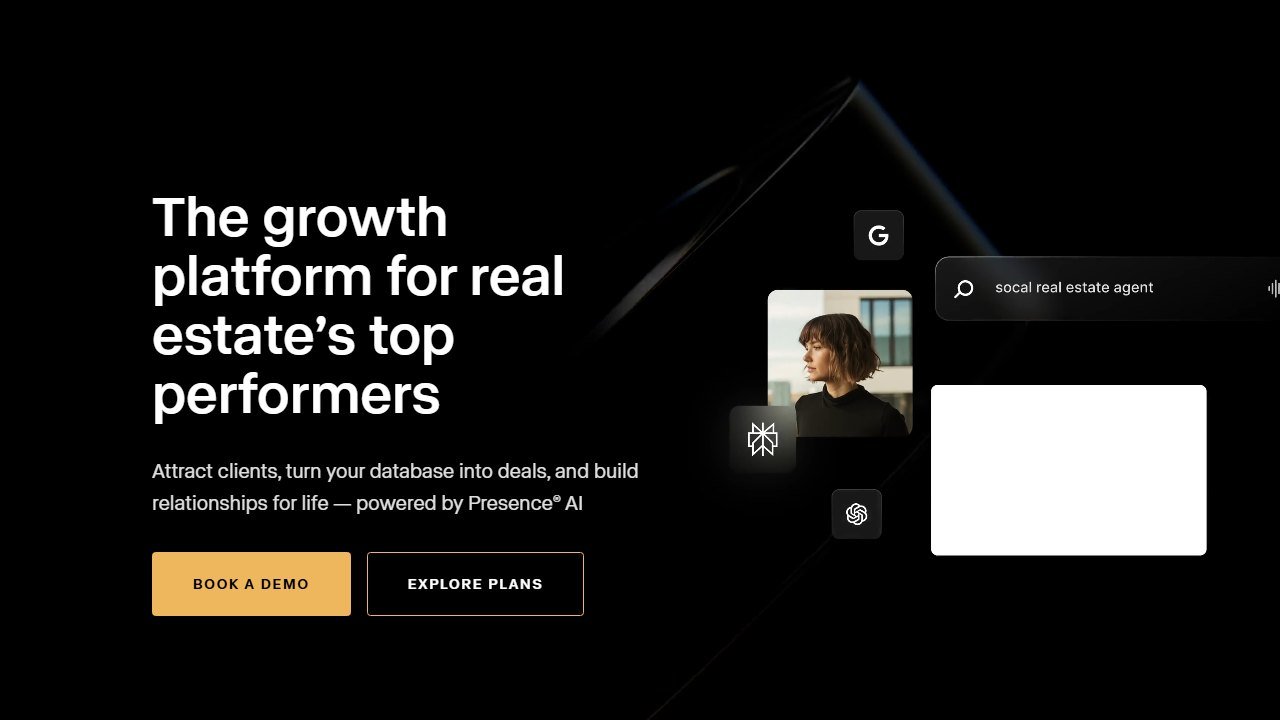 Luxury Presence homepage