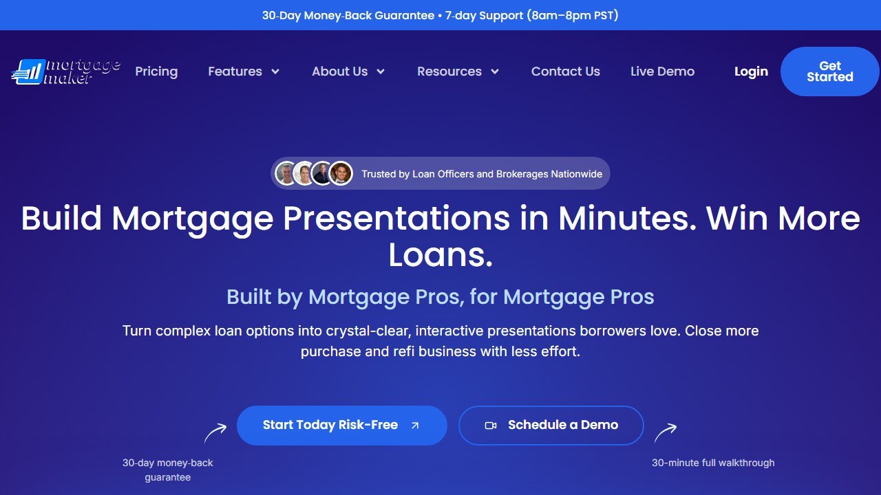 Mortgage Maker homepage