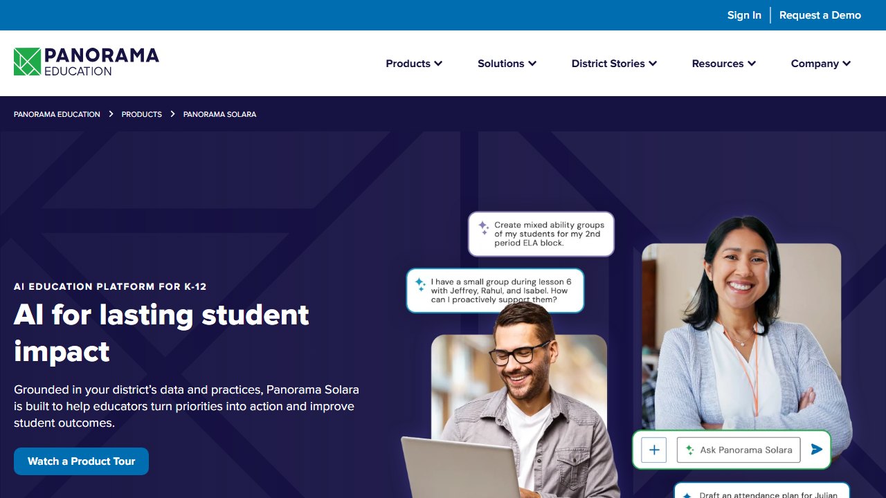 panorama-solara homepage