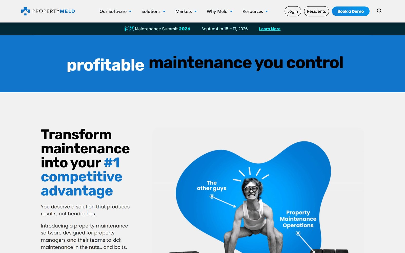 Property Meld homepage